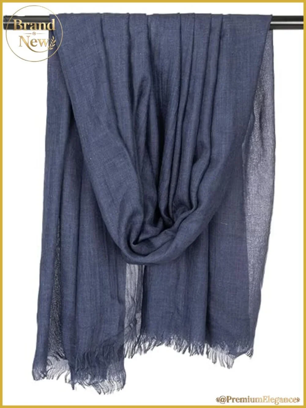 Oversized Gauze Scarf Fringed Shawl Wrap Lightweight Beach Coverup